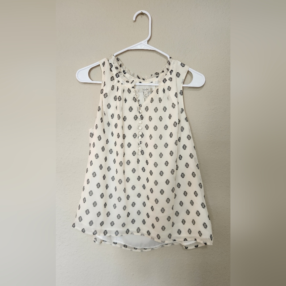 J.crew Sleeveless Silk Top Size 4